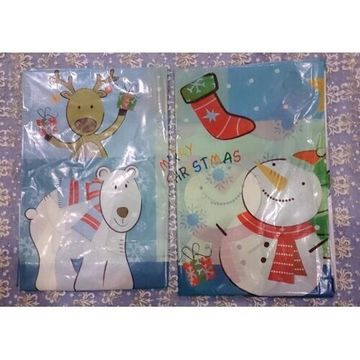 Новогодняя скатерть п/э  130х180см