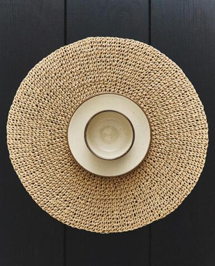 Zara Home сервировочная салфетка из смесовой ткани, диаметр 38 см · 4239/023