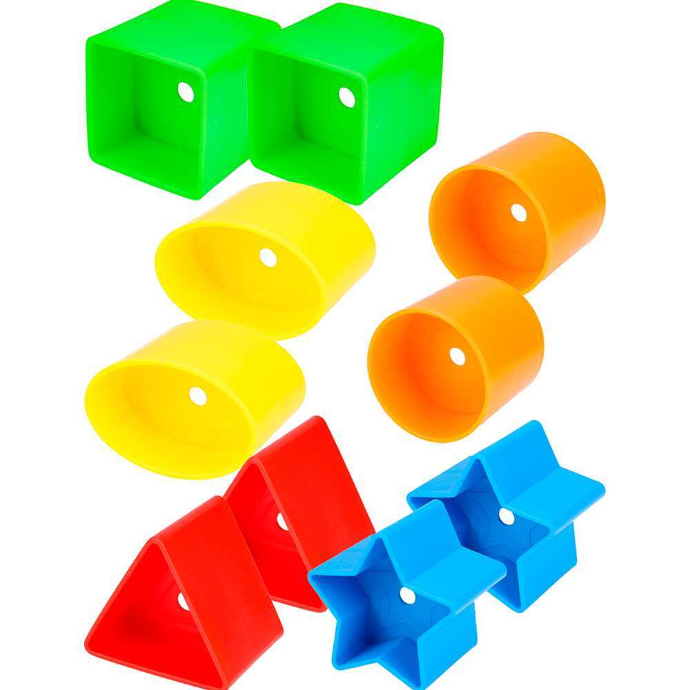 Логическая игрушка Сортер-ведерко красный,желтый,синий И-0800