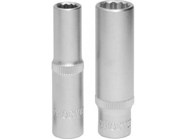 FS31411 Головка торцевая глубокая 12-гранная 1/4"DR, 11 мм