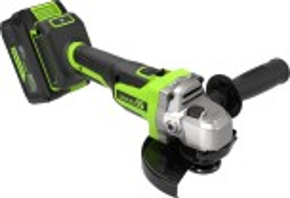 Угловая шлифмашина аккумуляторная GREENWORKS AG590 24V, АКБ 8Ач и ЗУ 3201007CUH