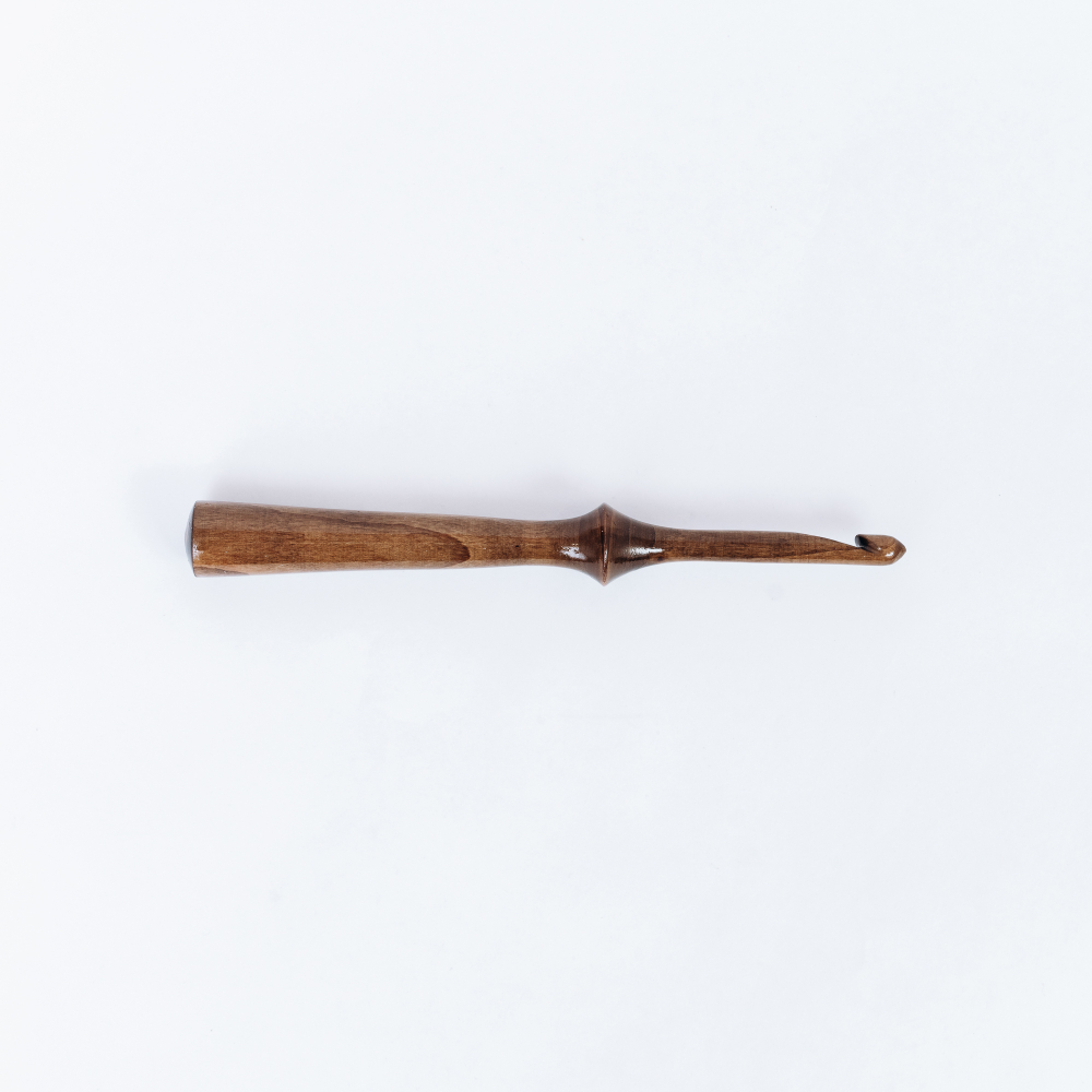 Деревянный крючок для вязания из древесины вишни 6,5 мм. K230