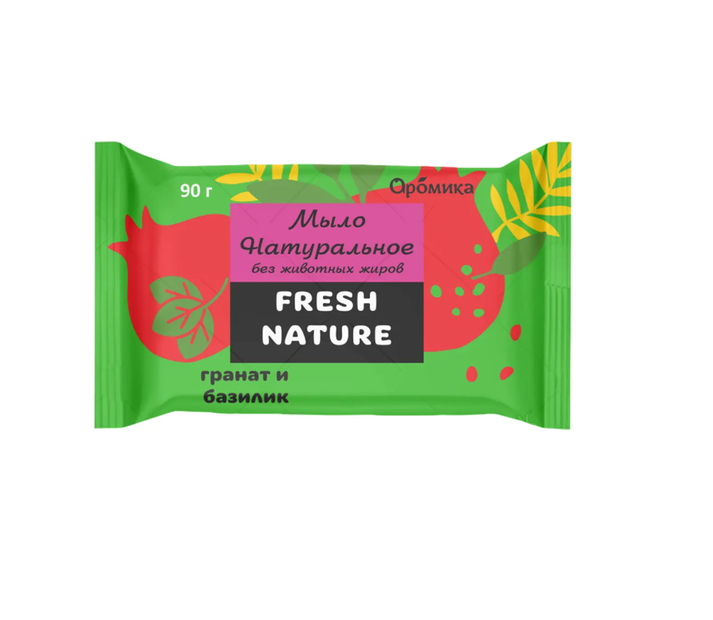Мыло «Fresh nature» Гранат и базилик 90 г