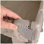 PITUSO Манеж-кровать Valencia, Beige/Бежевый,опуск.бортик, 2 уровня,лаз на молнии,125*65 см