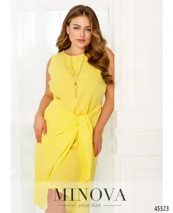 Платье 2285-желтый Minova