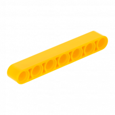 Lego 50шт Подъемный рычаг толщиной 1х7 мм (желтый) 32524-4495934