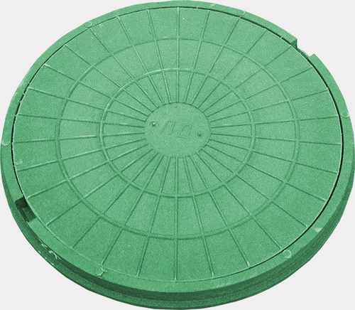 Люк полимерный 30кН (Зеленый)