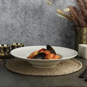 Тарелка для пасты 27см, фарфор "NOBLE" серия "Fine Plus"