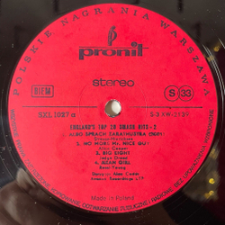 Винтажная виниловая пластинка LP Orkiestra Alana Caddy England's Top 20 Smash Hits 2 (Польша 1974)