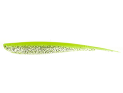 Виброхвост LJ 3D Slick Shad-V 7" (17.8 см), цвет 008, 3 шт.