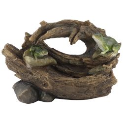 GA-03446 GREEN APPLE Уличный фонтан Лягушки высота 39см