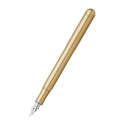 Ручка перьевая KAWECO LILIPUT Brass M 0.9мм цвет корпуса латунный