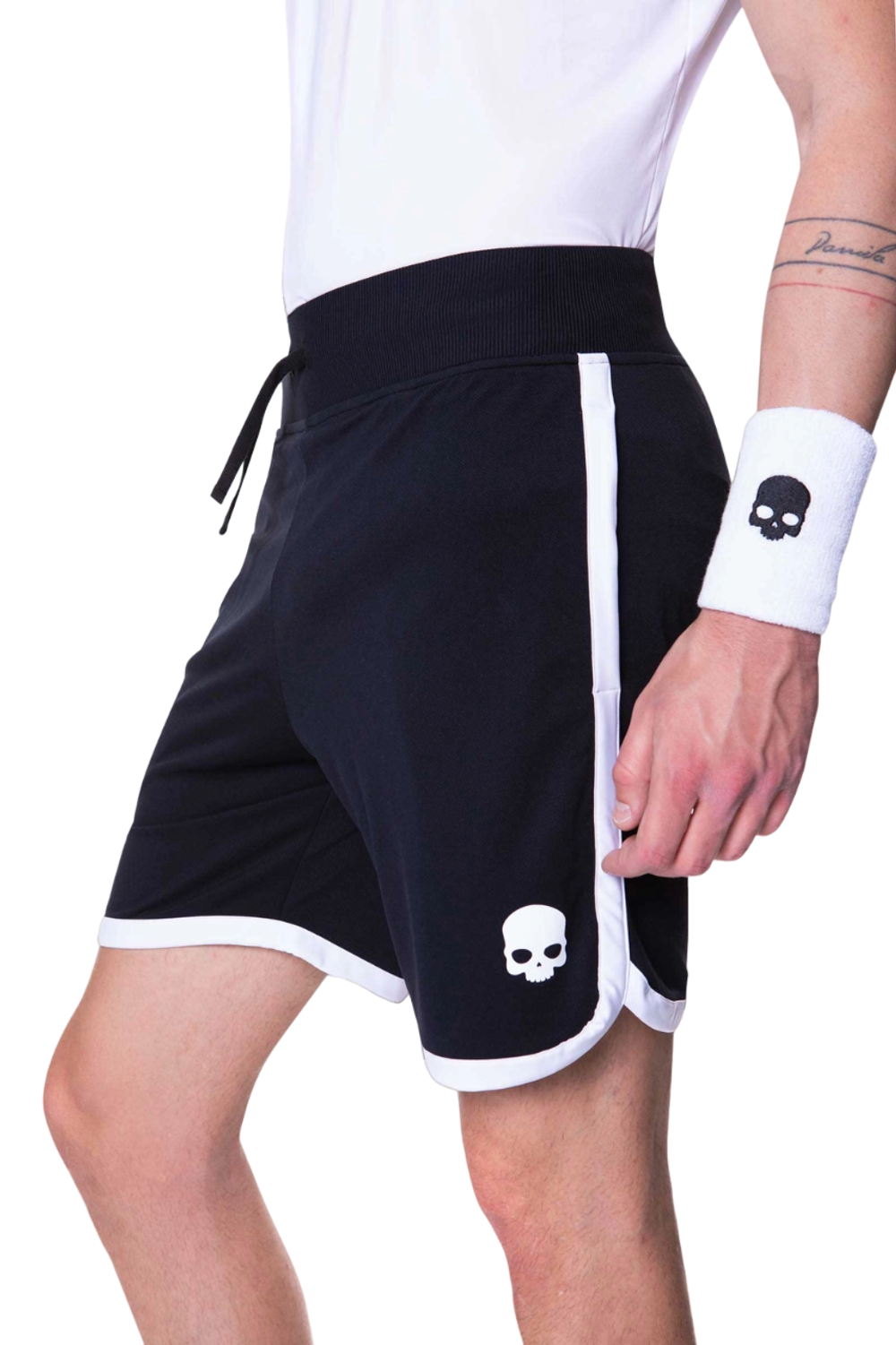 Мужские теннисные шорты Hydrogen Tech Shorts - black/white