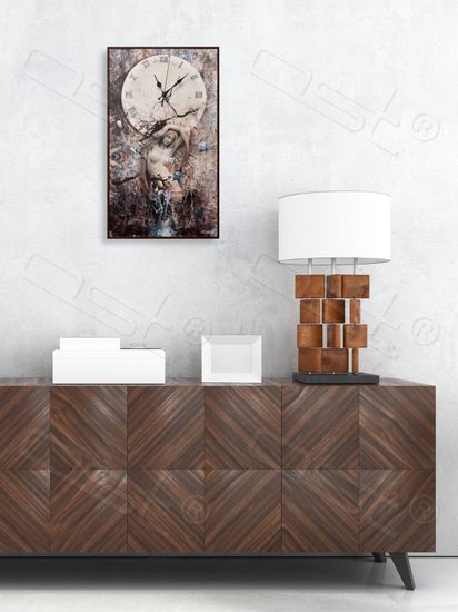 Настенные часы-постер "The Stone Quest"