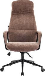 Кресло руководителя Everprof Otto Black Ткань Коричневый