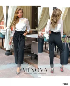 Брюки 2107-черный Minova