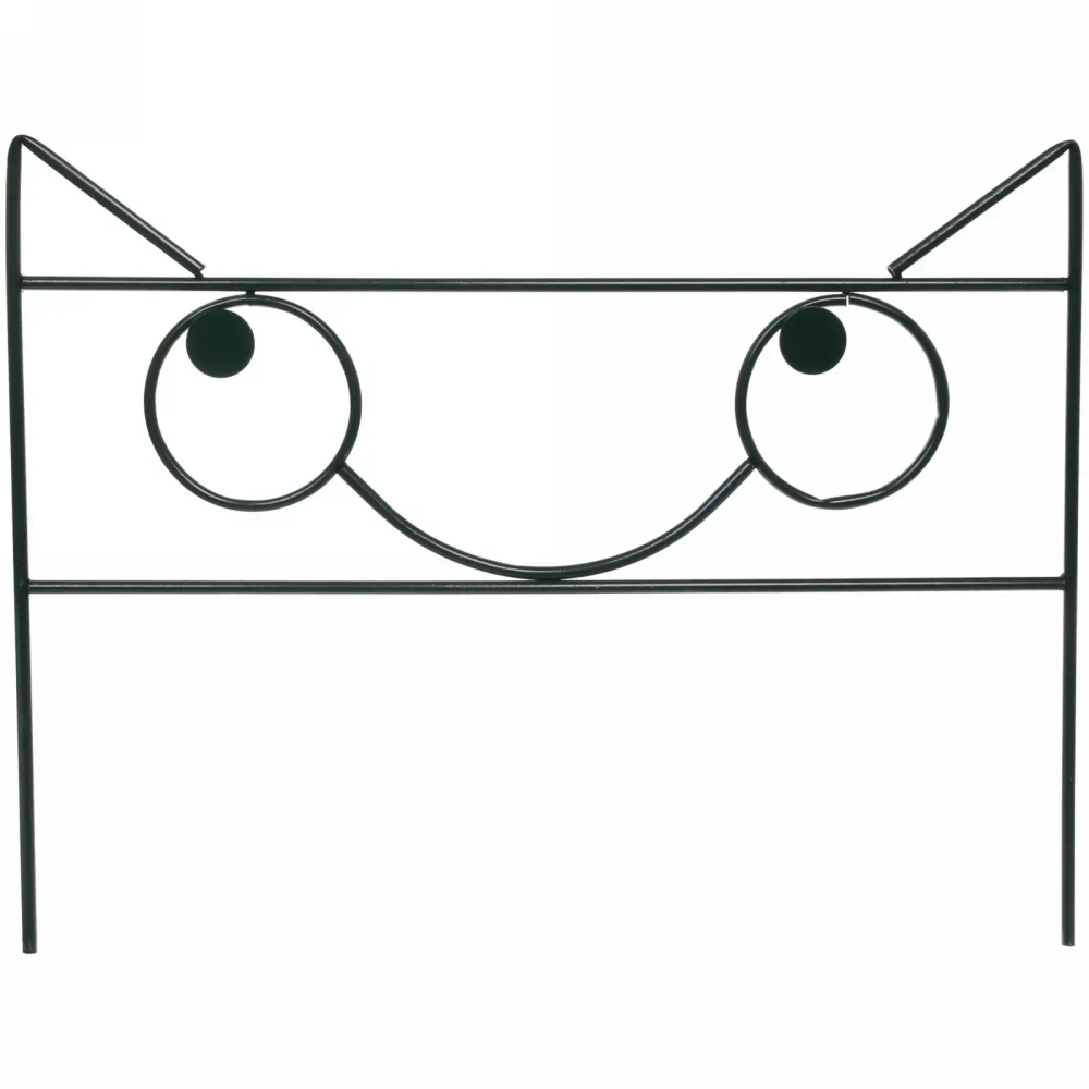 Заборчик садовый «Кошка» 45*67*335см (5 деталей)