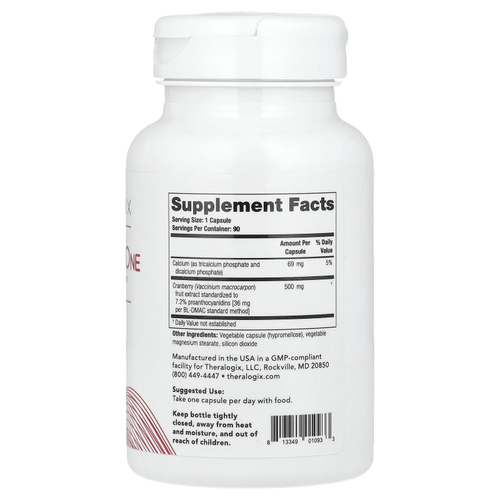Theralogix, TheraCran One, 90 капсул