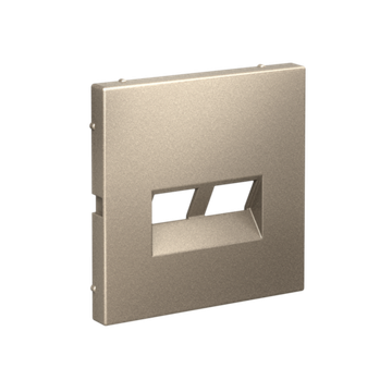 Накладка двойная ArtGallery для информационных функций типа Keystone шампань SE GAL000590