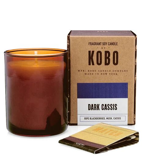 Dark Cassis, свеча Woodblock, Kobo Candles