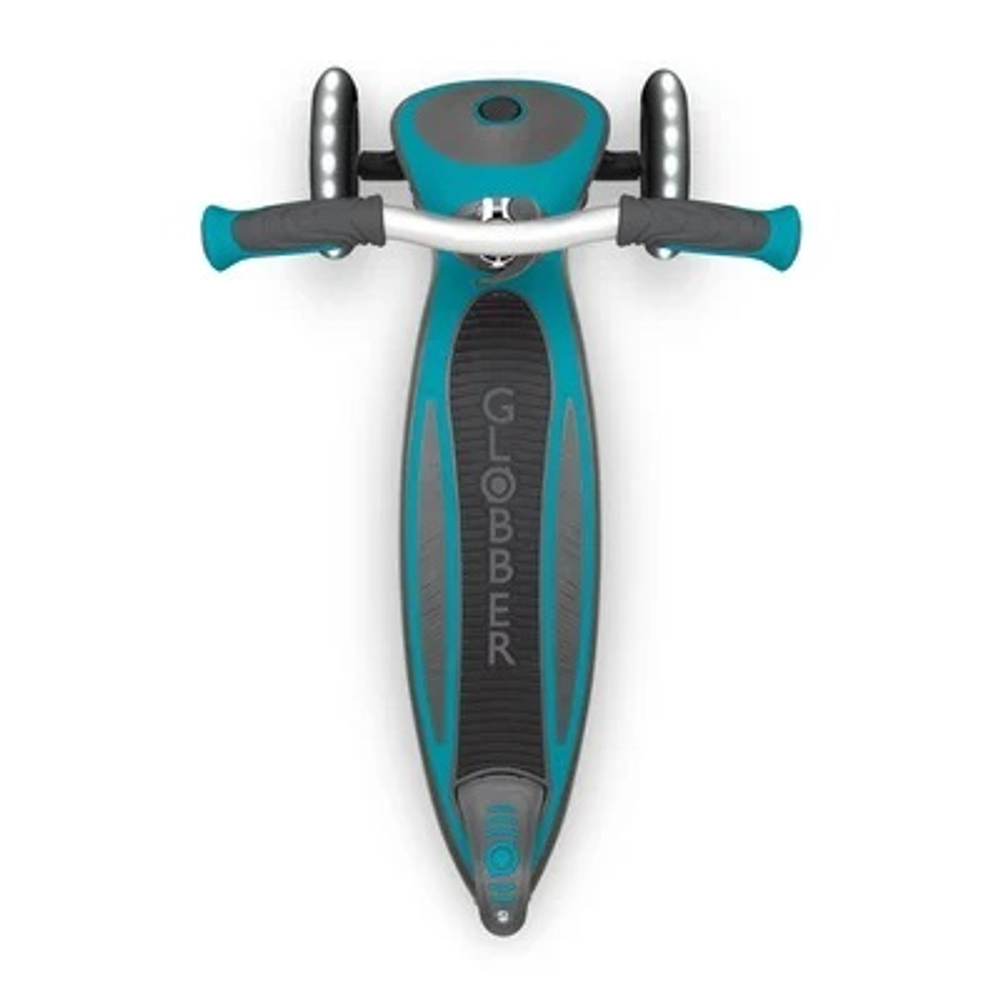 Самокат Globber Master Lights, бирюзовый бирюзовый