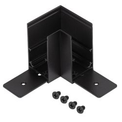 Коннектор ЭРА TRM-S20-CC BK для магнитного шинопровода угловой черный для системы NOVA | Магнитный шинопровод и аксессуары