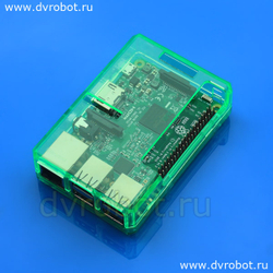 Корпус Raspberry B - зеленый