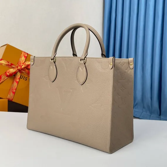 Сумка Louis Vuitton Onthego бежевый