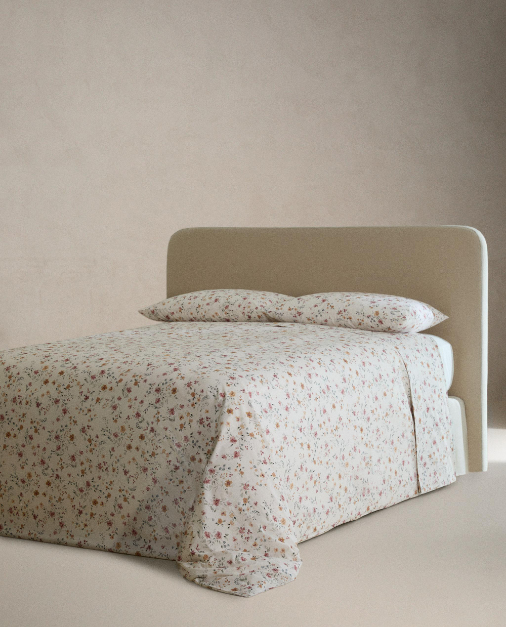 Пододеяльник Zara Home перкаль, хлопок 100%, с цветочным принтом, 6146/088