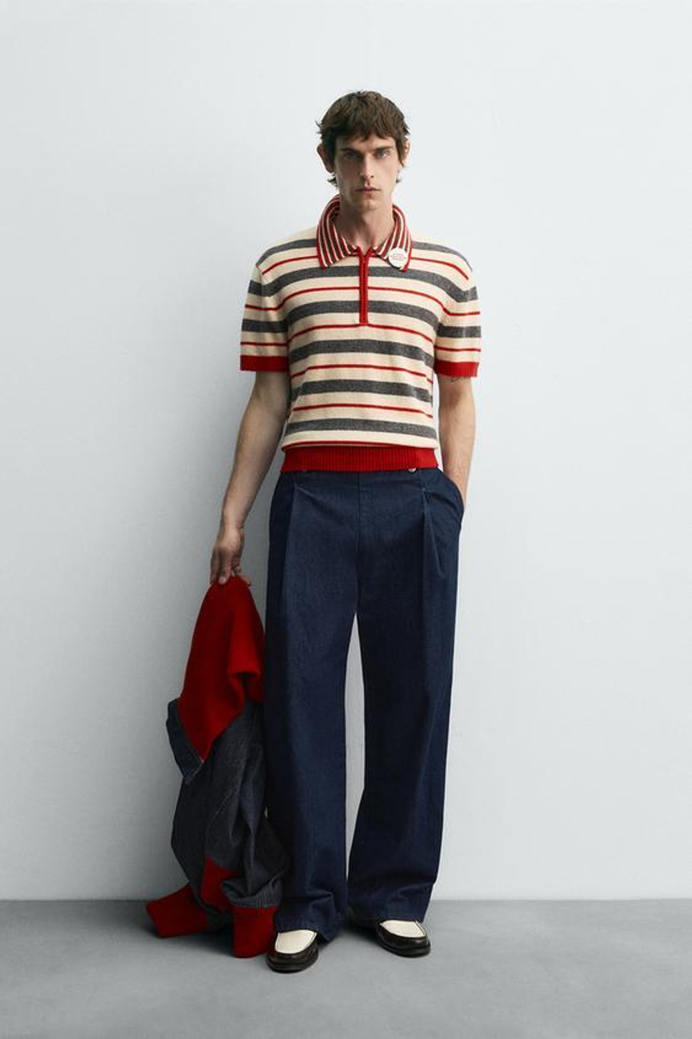 ZARA HARRY LAMBERT X DISNEY ПОЛО, В ПОЛОСКУ