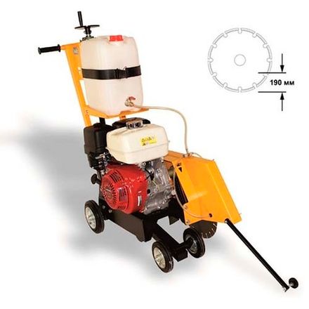 Резчик швов бензиновый Сплитстоун CS-1413 - Honda GX390 / глубина реза до 190 мм