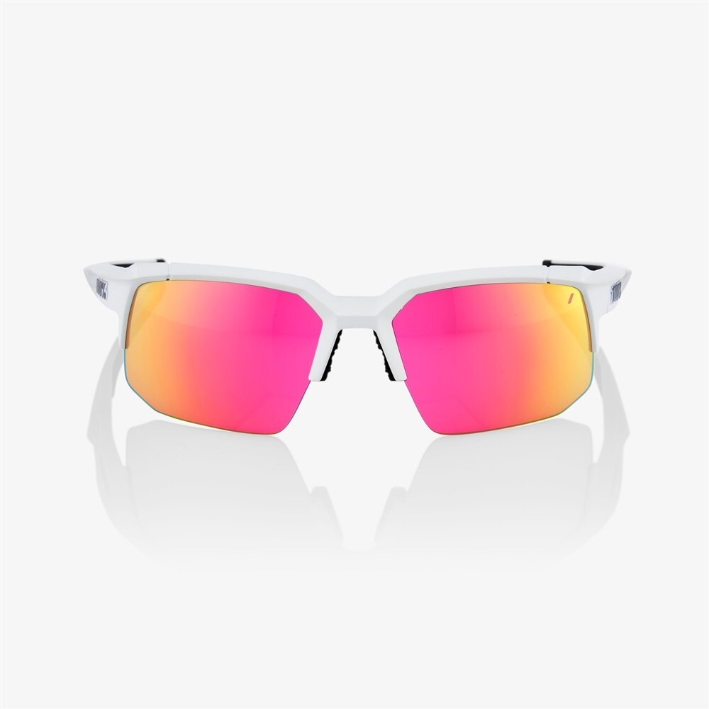 Очки спортивные 100% Speedcoupe Soft Tact Off White / Purple Multilayer Mirror Lens (61031-010-72)