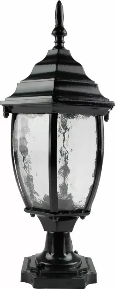 Светильник садово-парковый бронзовый черный простой 7705-SP