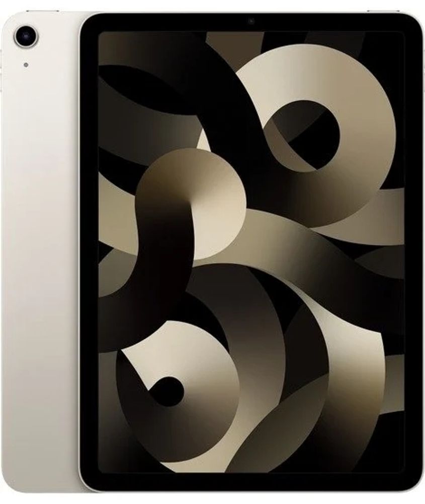 Планшет Apple iPad Air M1 (2022) Wi-Fi + Cellular 256GB, Starlight (Сияющая звезда)