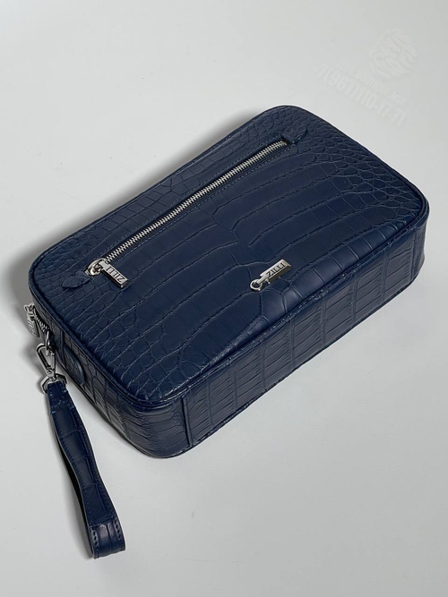 Клатч Zilli из кожи крокодила