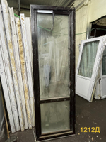 Дверь Пластиковая Б/У 247(в) х 80(ш) балконная