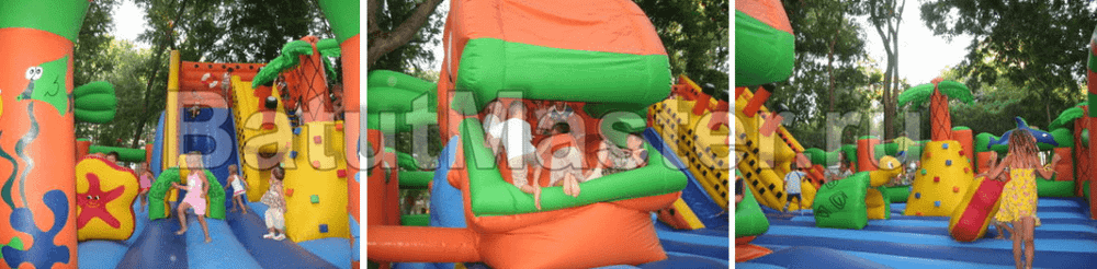 Коммерческий надувной батут "Оазис"