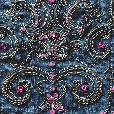 Деним и стразы