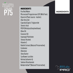 Natural P75 MAXX – Natural Progest Cream BIOLabs PRO