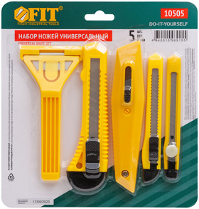 Ножи и скребки, набор 5 шт. 10505 FIT