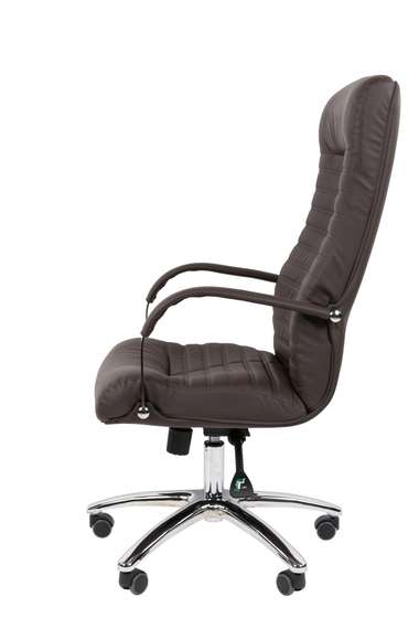 Офисное кресло Chairman 480 Россия экопремиум коричневый N