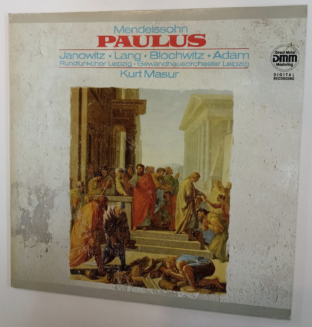Mendelssohn, Gundula Janowitz, Hans Peter Blochwitz, Theo Adam, Hermann Christian Polster, Rosemarie Lang Paulus 2LP
