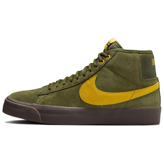 Блейзер NIKE SB Zoom, кроссовки для скейтборда, СРЕДНИЙ размер, Зеленый Унисекс