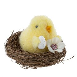 GAEM Изделие декоративное "Гнездо пасхальное", L7 W7 H6 см, 2в.