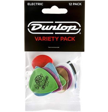 Медиаторы для электрогитары, 12шт, Dunlop PVP113 Electric Pick Variety Pack