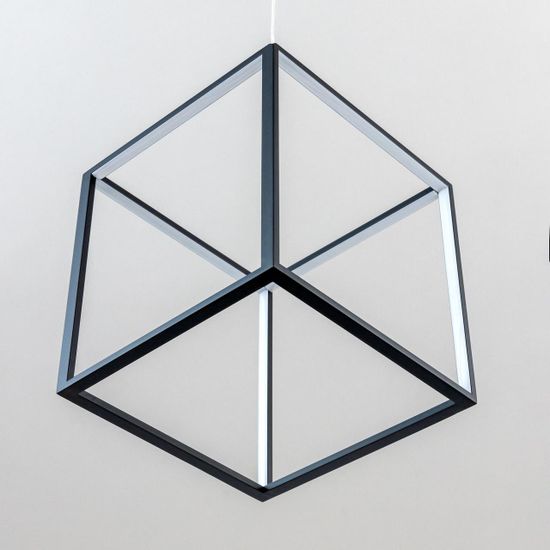 CL719301 Куб Черный Св-к Подвес, LED 40W*4000K