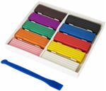 Пластилин классический BRAUBERG "АКАДЕМИЯ", 10 цветов, 200 г, со стеком, картонная упаковка, 103255