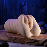 Мастурбатор Sasha Grey - вагина и анус (Цвет: телесный с черным)