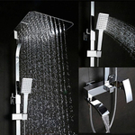 Душевая система для ванны, Gappo, с картриджем, хром, G2407