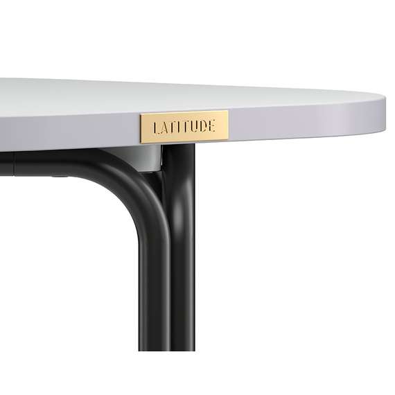 Столик кофейный ror, 50х50 см, черный/серый